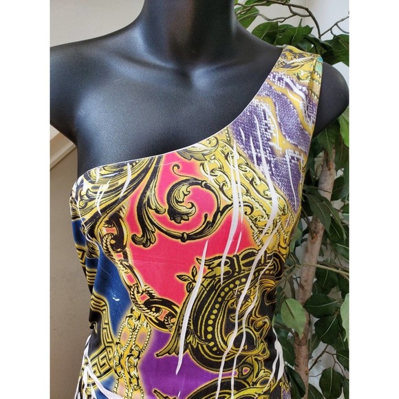 Symphony Women's Multicolor Polyester One Shoulder Off Casual Jumpsuits Size M - Picture 5 of 9